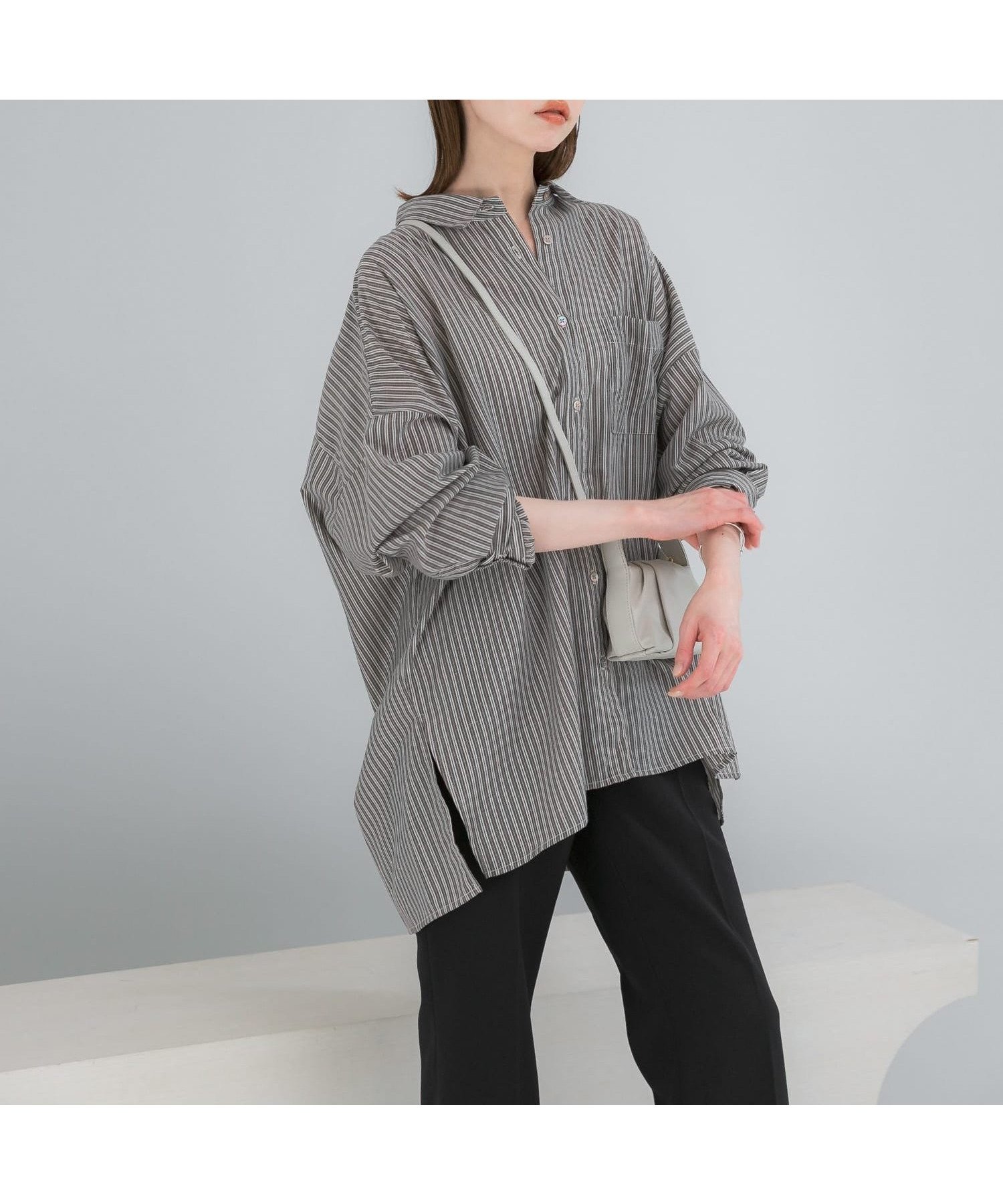 【アーバンリサーチ ロッソ/URBAN RESEARCH ROSSO】の『WEB/一部店舗限定』『UR TECH Smart Linen Touch』イージーリネンオーバーシャツ インテリア・キッズ・メンズ・レディースファッション・服の通販 founy(ファニー) ファッション Fashion レディースファッション Fashion for Women トップス・カットソー Cut & Sew Tops シャツ・ブラウス・オフィスカジュアル Elegant Blouses & Button-Ups スマート Smart, Elegant スリット Slit, Slit Detail リネン Linen, Linen Fabric リラックス Relax, Relaxed Fit S/S・春夏 SS, Spring/Summer, Warm Season おすすめ Recommended / Our Picks 夏 Summer エレガント 上品 Elegant 2026年 2026 ブラウン系その他|ID: prp329100004890169 ipo3291000000036542677