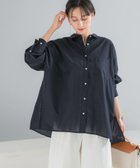 【アーバンリサーチ ロッソ/URBAN RESEARCH ROSSO】の『WEB/一部店舗限定』『UR TECH Smart Linen Touch』イージーリネンオーバーシャツ 人気、トレンドファッション・服の通販 founy(ファニー) ファッション Fashion レディースファッション Fashion for Women トップス・カットソー Cut & Sew Tops シャツ・ブラウス・オフィスカジュアル Elegant Blouses & Button-Ups スマート Smart, Elegant スリット Slit, Slit Detail リネン Linen, Linen Fabric リラックス Relax, Relaxed Fit S/S・春夏 SS, Spring/Summer, Warm Season おすすめ Recommended / Our Picks 夏 Summer エレガント 上品 Elegant 2026年 2026 thumbnail ネイビー|ID: prp329100004890169 ipo3291000000036542681