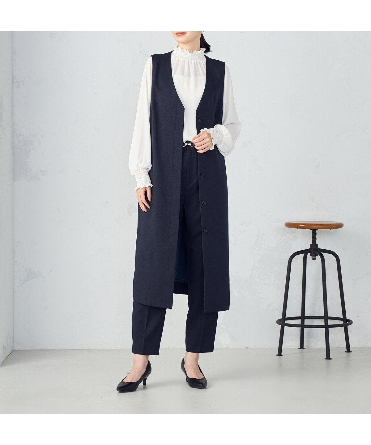 【コムサイズム/COMME CA ISM】の【セットアップ対応】杢調ロングジレワンピース 人気、トレンドファッション・服の通販 founy(ファニー) ファッション Fashion レディースファッション Fashion for Women アウター Coat / Outerwear Collection おすすめ Recommended / Our Picks セットアップ Set-Up, Coordinated Outfit ビジネス 仕事 通勤 Business / Work / Commuting other-1|ID: prp329100004890184 ipo3291000000036542923