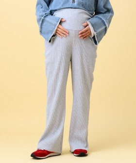 【レプシィム ローリーズファーム/LEPSIM LOWRYS FARM】の【産前・産後対応】マタニティ/リブフレアパンツ 人気、トレンドファッション・服の通販 founy(ファニー) ファッション Fashion キッズファッション Fashion for Kids ボトムス Bottoms フレア Flare, Flared |ID:prp329100004890216