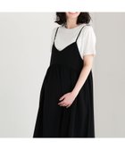 【レプシィム ローリーズファーム/LEPSIM LOWRYS FARM】の《リネンライクドライシリーズ》【産前・産後対応】マタニティ/2WAYキャミワンピース 人気、トレンドファッション・服の通販 founy(ファニー) ファッション Fashion キッズファッション Fashion for Kids ワンピース Dresses キャミワンピース Cami Dress, Slip Dress ギャザー Gathered, Ruffled 半袖 Short Sleeve, Half Sleeve 夏 Summer thumbnail ブラック09|ID: prp329100004890219 ipo3291000000036543585