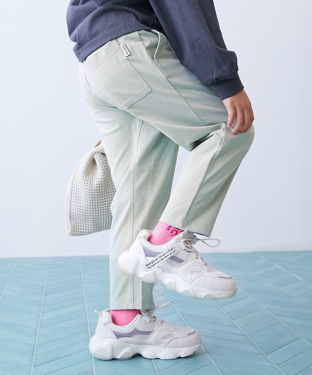 【デビロック/devirock / KIDS】の【イージーウォッシュ】乾燥機OK マチ付き テーパードパンツ スウェットパンツ 25AW インテリア・キッズ・メンズ・レディースファッション・服の通販 founy(ファニー) 　ファッション　Fashion　キッズファッション　Fashion for Kids　ボトムス　Bottoms　シンプル　Simple, Minimal　ストレッチ　Stretch, Stretchy Fabric　なめらか　Smooth, Silky Texture　おすすめ　Recommended / Our Picks　2025年　2025　2025-2026秋冬・A/W　Autumn/Winter 2025–26 AW25–26　Gグリーン|ID: prp329100004892001 ipo3291000000036567089