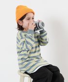 【デビロック/devirock / KIDS】の綿100% お洗濯してもよれにくい ビッグシルエット 袖リブ ボーダー 長袖Tシャツ 26SS 人気、トレンドファッション・服の通販 founy(ファニー) ファッション Fashion キッズファッション Fashion for Kids インナー Innerwear トレンド Trend, Trending Now 人気 Popular, Best Seller 長袖 Long Sleeve, Full Sleeve ビッグ Big, Oversized ボーダー Border, Stripe リラックス Relax, Relaxed Fit ロング Long, Long-Length おすすめ Recommended / Our Picks 2026年 2026 thumbnail 008-Dサックス-イエロー|ID: prp329100004892016 ipo3291000000036567221