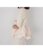 【リアン/Lian】の【mayu * LIAN】シャイニーフリルニット 人気、トレンドファッション・服の通販 founy(ファニー) ファッション Fashion レディースファッション Fashion for Women トップス・カットソー Cut & Sew Tops ニット Knit Tops & Sweaters フリル Frill, Ruffle thumbnail アイボリー|ID: prp329100004892080 ipo3291000000036567669