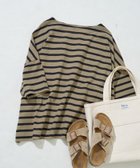 【フリークスストア/FREAK'S STORE】の限定展開 ボートネック バスク ボーダー 半袖 Tシャツ 人気、トレンドファッション・服の通販 founy(ファニー) ファッション Fashion レディースファッション Fashion for Women トップス・カットソー Cut & Sew Tops シャツ・ブラウス・オフィスカジュアル Elegant Blouses & Button-Ups ロングTシャツ・Tシャツ Longline T-Shirts & Tees カットソー Cut and Sewn Top ショルダー Shoulder, Shoulder Strap シンプル Simple, Minimal ドロップ Drop Shoulder, Dropped Style 定番 Standard, Basic Item 人気 Popular, Best Seller バスク Basque, Basque Style ボトム Bottoms, Lower Wear ボーダー Border, Stripe 半袖 Short Sleeve, Half Sleeve S/S・春夏 SS, Spring/Summer, Warm Season プチプライス・低価格 Affordable / Budget Price 夏 Summer 2026年 2026 thumbnail ベージュ|ID: prp329100004892205 ipo3291000000036568700