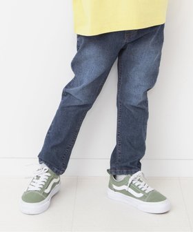 【エフオー オンラインストア/F.O.Online Store / KIDS】のすぽ軽テーパードパンツ 10分丈 人気、トレンドファッション・服の通販 founy(ファニー) ファッション Fashion キッズファッション Fashion for Kids ボトムス Bottoms おすすめ Recommended / Our Picks ブリーチ Bleach, Washed Finish ユーズド Used, Vintage-Look 人気 Popular, Best Seller |ID:prp329100004892373