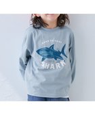 【デビロック/devirock / KIDS】の綿100% デビラボ BIGシルエット プリント袖リブ 長袖Tシャツ 子供服 キッズ 26SS 人気、トレンドファッション・服の通販 founy(ファニー) ファッション Fashion キッズファッション Fashion for Kids ストレッチ Stretch, Stretchy Fabric デニム Denim, Jeans Material 長袖 Long Sleeve, Full Sleeve プリント Print, Printed Pattern ベーシック Basic, Essential 2026年 2026 thumbnail 009-サメ-ミストブルー|ID: prp329100004892385 ipo3291000000036570157