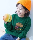 【デビロック/devirock / KIDS】の綿100% デビラボ BIGシルエット プリント袖リブ 長袖Tシャツ 子供服 キッズ 26SS 人気、トレンドファッション・服の通販 founy(ファニー) ファッション Fashion キッズファッション Fashion for Kids ストレッチ Stretch, Stretchy Fabric デニム Denim, Jeans Material 長袖 Long Sleeve, Full Sleeve プリント Print, Printed Pattern ベーシック Basic, Essential 2026年 2026 thumbnail 001-バーガー-ボトルグリーン|ID: prp329100004892385 ipo3291000000036570159