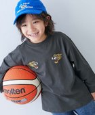 【デビロック/devirock / KIDS】の綿100% デビラボ BIGシルエット プリント袖リブ 長袖Tシャツ 子供服 キッズ 26SS 人気、トレンドファッション・服の通販 founy(ファニー) ファッション Fashion キッズファッション Fashion for Kids ストレッチ Stretch, Stretchy Fabric デニム Denim, Jeans Material 長袖 Long Sleeve, Full Sleeve プリント Print, Printed Pattern ベーシック Basic, Essential 2026年 2026 thumbnail 003-トラ-スミクロ|ID: prp329100004892385 ipo3291000000036570163