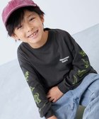 【デビロック/devirock / KIDS】の綿100% デビラボ BIGシルエット プリント袖リブ 長袖Tシャツ 子供服 キッズ 26SS 人気、トレンドファッション・服の通販 founy(ファニー) ファッション Fashion キッズファッション Fashion for Kids ストレッチ Stretch, Stretchy Fabric デニム Denim, Jeans Material 長袖 Long Sleeve, Full Sleeve プリント Print, Printed Pattern ベーシック Basic, Essential 2026年 2026 thumbnail 007-恐竜-スミクロ|ID: prp329100004892385 ipo3291000000036570171