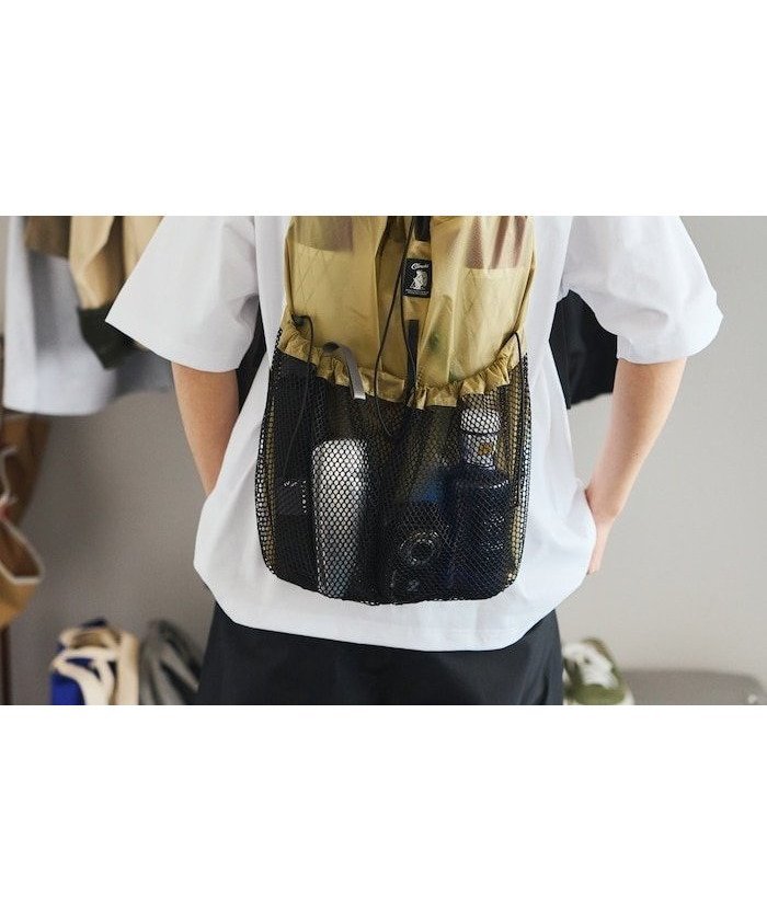 【フリークスストア/FREAK'S STORE】の別注 HUMMING PACK デイパック インテリア・キッズ・メンズ・レディースファッション・服の通販 founy(ファニー) 　ファッション　Fashion　メンズファッション　Fashion for Men　クッション　Cushion, Throw Pillow　軽量　Lightweight, Ultra Light　ショルダー　Shoulder, Shoulder Strap　スペシャル　Special, Limited Edition　スポーツ　Sports, Activewear　タオル　Towel, Bath Towel　デイパック　Daypack, Casual Backpack　人気　Popular, Best Seller　フィット　Fit, Slim Fit　フロント　Front, Front Design　ポケット　Pocket, Pocket Detail　別注　Limited Edition, Custom Order　メッシュ　Mesh, Net Fabric　ベージュ|ID: prp329100004892452 ipo3291000000036570739