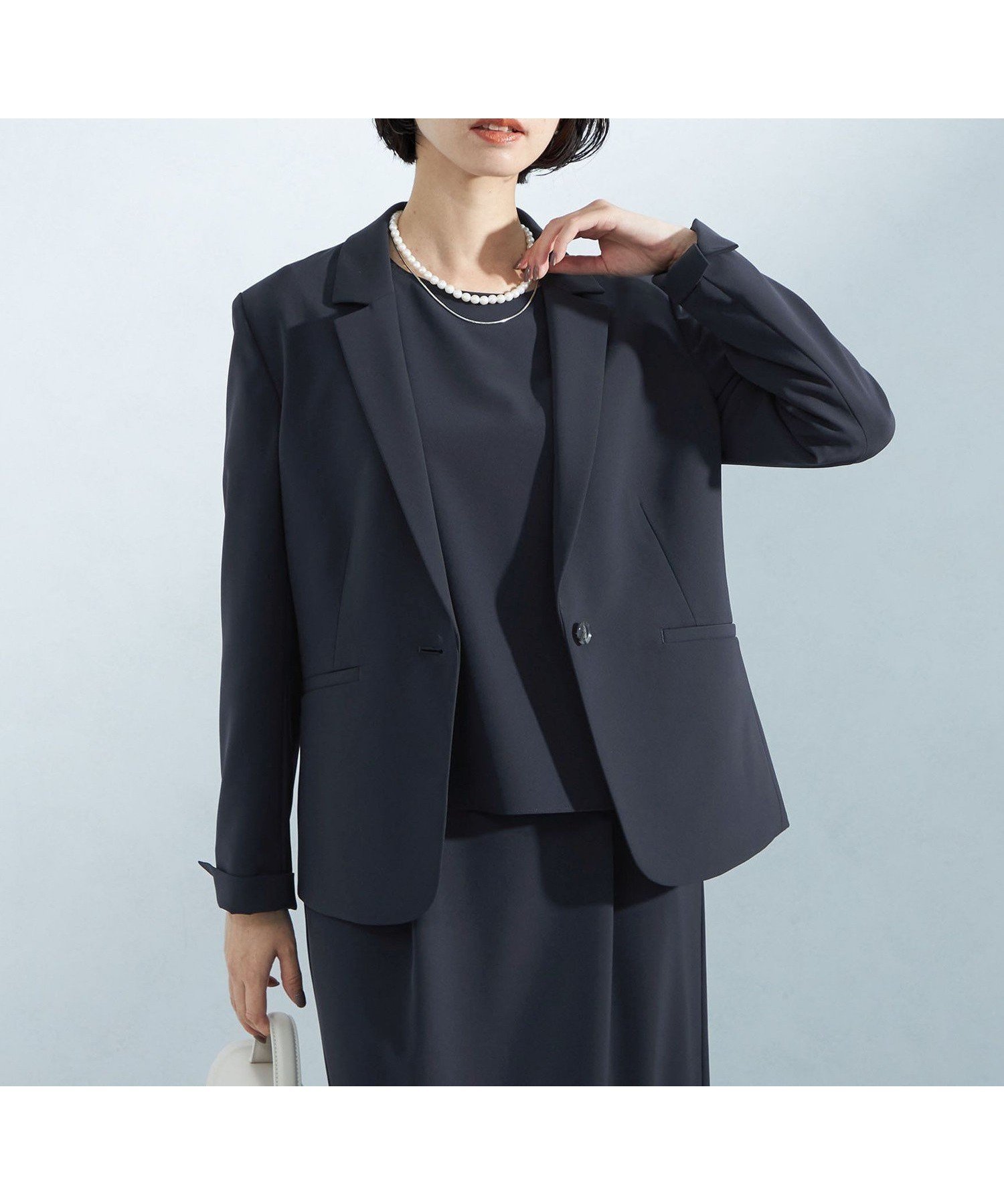 【ユナイテッドアローズ/UNITED ARROWS】のパウドレ テーラード ジャケット -ウォッシャブル・ストレッチ・防シワ- 人気、トレンドファッション・服の通販 founy(ファニー) 　ファッション　Fashion　レディースファッション　Fashion for Women　アウター　Coat / Outerwear Collection　レディースジャケット・軽アウター　Jackets　テーラードジャケット / 通勤・きれいめスタイル　Tailored Jackets & Blazers　オケージョン　Occasion Wear　シンプル　Simple, Minimal　ジャケット　Jacket, Outerwear　ストレッチ　Stretch, Stretchy Fabric　スリット　Slit, Slit Detail　セットアップ　Set-Up, Coordinated Outfit　とろみ　Fluid, Flowy Fabric　テーラード　Tailored, Tailored Fit　ドレープ　Drape, Draping Fabric　定番　Standard, Basic Item　人気　Popular, Best Seller　バランス　Balance, Style Balance　フェミニン　Feminine, Girly　フォーマル　Formal, Dressy　ベーシック　Basic, Essential　ボトム　Bottoms, Lower Wear　ワイド　Wide, Wide Fit　アウトレット　Outlet / Clearance　おすすめ　Recommended / Our Picks　セレモニー　Ceremony　入学式　Entrance Ceremony　卒業式　Graduation Ceremony　ビジネス 仕事 通勤　Business / Work / Commuting　 other-1|ID: prp329100004892658 ipo3291000000036572187