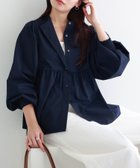 【アンドミー/andme】の2way ボリューム 長袖 ペプラム シャツ ブラウス 人気、トレンドファッション・服の通販 founy(ファニー) ファッション Fashion レディースファッション Fashion for Women トップス・カットソー Cut & Sew Tops シャツ・ブラウス・オフィスカジュアル Elegant Blouses & Button-Ups シャーリング Shirring, Ruched 長袖 Long Sleeve, Full Sleeve ブロード Broadcloth, Fine Cotton ベスト Vest, Waistcoat ペプラム Peplum, Flared Hem おすすめ Recommended / Our Picks thumbnail ネイビー|ID: prp329100004892701 ipo3291000000036572510