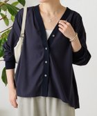 【ビアズリー/BEARDSLEY】のシアーブラウスカーディガン 人気、トレンドファッション・服の通販 founy(ファニー) ファッション Fashion レディースファッション Fashion for Women トップス・カットソー Cut & Sew Tops カーディガン・羽織り Layered Style Cardigans シャツ・ブラウス・オフィスカジュアル Elegant Blouses & Button-Ups ギャザー Gathered, Ruffled スリーブ Sleeve, Long Sleeve / Short Sleeve バランス Balance, Style Balance ポケット Pocket, Pocket Detail リブニット Rib Knit, Ribbed Knit 再入荷 Restock / Back in Stock おすすめ Recommended / Our Picks thumbnail ネイビー|ID: prp329100004892745 ipo3291000000036572870