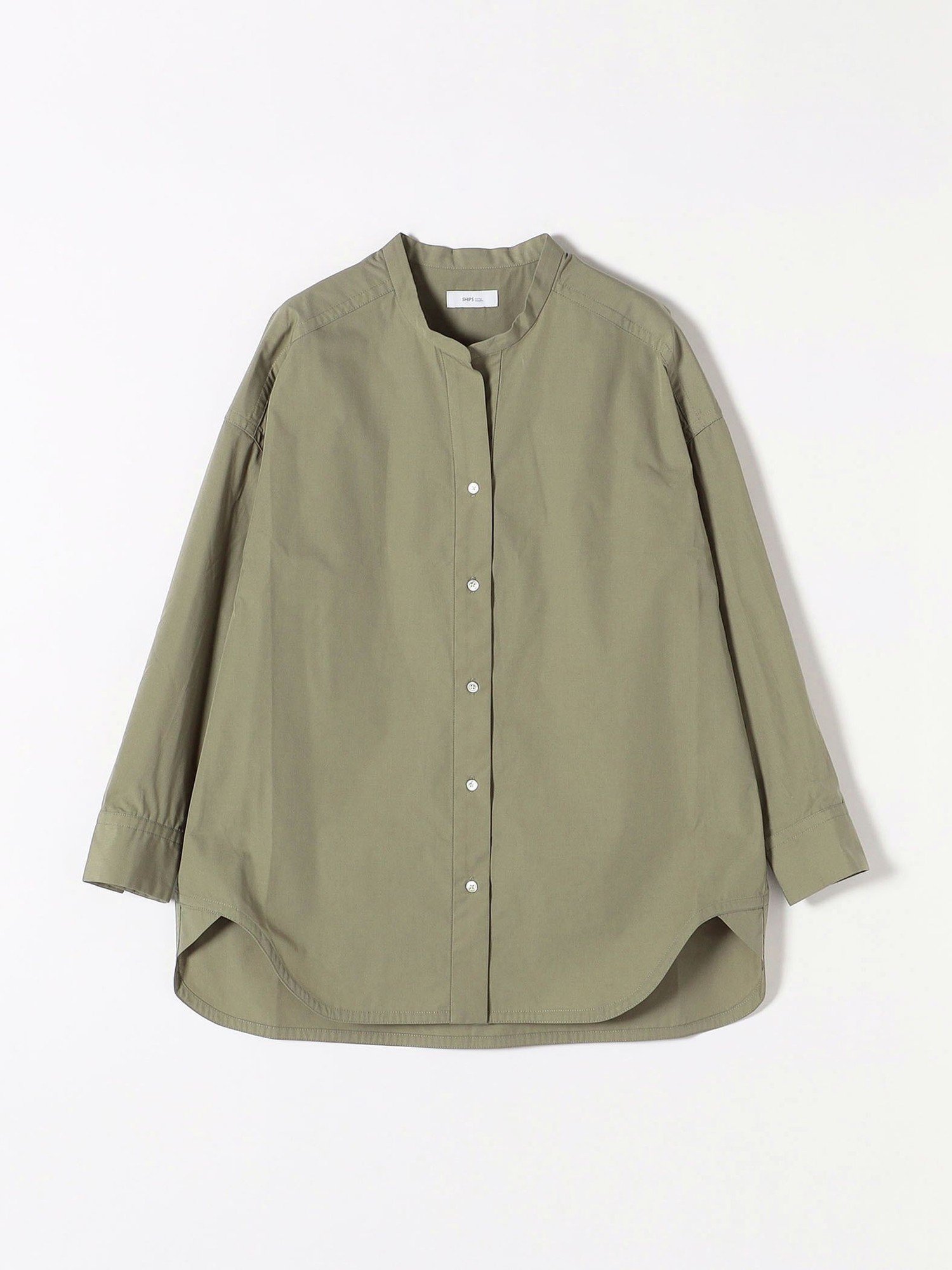 【シップス フォー ウィメン/SHIPS】のSHIPS any 洗濯機可能 REPREVE バンド カラー シャツ インテリア・キッズ・メンズ・レディースファッション・服の通販 founy(ファニー) ファッション Fashion レディースファッション Fashion for Women トップス・カットソー Cut & Sew Tops シャツ・ブラウス・オフィスカジュアル Elegant Blouses & Button-Ups インナー Innerwear 洗える Machine Washable トレンド Trend, Trending Now 定番 Standard, Basic Item ボトム Bottoms, Lower Wear ワイド Wide, Wide Fit 2026年 2026 カーキ|ID: prp329100004892772 ipo3291000000036573084