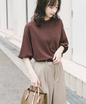 【アイテムズアーバンリサーチ/ITEMS URBAN RESEARCH】のソウバリボリュームスリーブニット 人気、トレンドファッション・服の通販 founy(ファニー) ファッション Fashion レディースファッション Fashion for Women トップス・カットソー Cut & Sew Tops ニット Knit Tops & Sweaters ボリューム袖・フリルスリーブブラウス Voluminous & Ruffle Sleeves / Puffy Sleeve Tops 2026年 2026 ボーダー Border, Stripe エレガント 上品 Elegant 人気 Popular, Best Seller 夏 Summer S/S・春夏 SS, Spring/Summer, Warm Season |ID:prp329100004892815