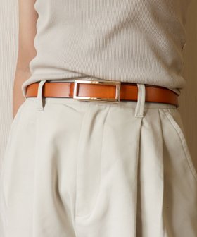 【フローリスト/florist】の【牛革】メンズレディース兼用細めスクエアバックルレザーベルト 人気、トレンドファッション・服の通販 founy(ファニー) ファッション Fashion レディースファッション Fashion for Women バッグ Bags ベルト&ウエストマーク Belts & Waist Accessories スクエア Square, Square Shape デニム Denim, Jeans Material メンズ Men's, Menswear エレガント 上品 Elegant |ID:prp329100004892944