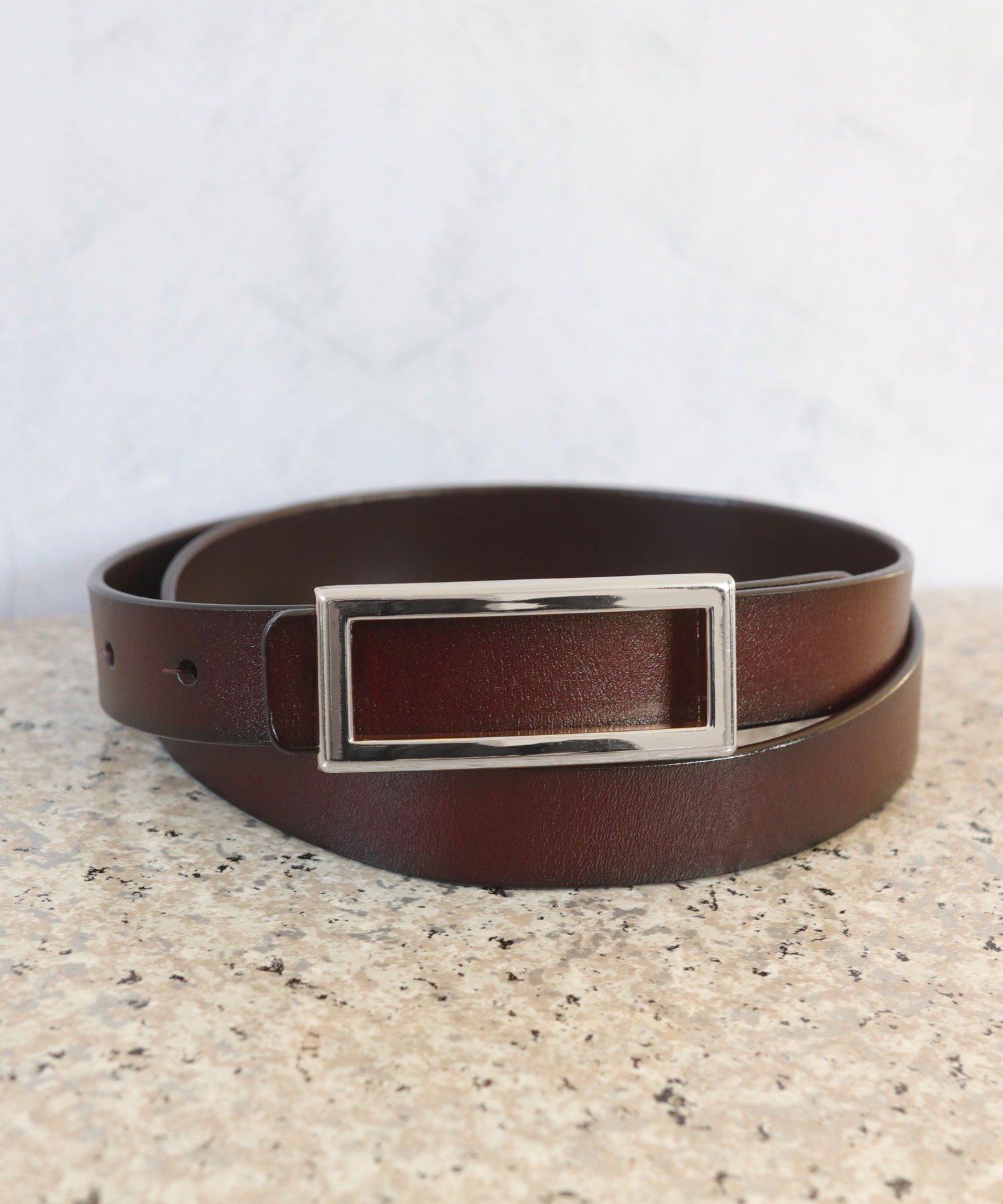 【フローリスト/florist】の【牛革】メンズレディース兼用細めスクエアバックルレザーベルト インテリア・キッズ・メンズ・レディースファッション・服の通販 founy(ファニー) 　ファッション　Fashion　レディースファッション　Fashion for Women　バッグ　Bags　ベルト&ウエストマーク　Belts & Waist Accessories　スクエア　Square, Square Shape　デニム　Denim, Jeans Material　メンズ　Men's, Menswear　エレガント 上品　Elegant　シルバー×モカ|ID: prp329100004892944 ipo3291000000036574568