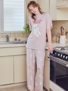 【ジェラート ピケ/gelato pique】のドッグ柄ロングパンツ 人気、トレンドファッション・服の通販 founy(ファニー) ファッション Fashion レディースファッション Fashion for Women パンツ Pants & Trousers 春 Spring ストレート Straight, Straight Cut スマート Smart, Elegant とろみ Fluid, Flowy Fabric なめらか Smooth, Silky Texture プリント Print, Printed Pattern ベーシック Basic, Essential ポケット Pocket, Pocket Detail ロング Long, Long-Length thumbnail LPNK[061]|ID: prp329100004892979 ipo3291000000036574803