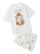【ジェラート ピケ/gelato pique】の【ONLINE限定】ドッグジャガードプルオーバー ショートパンツセット 人気、トレンドファッション・服の通販 founy(ファニー) ファッション Fashion レディースファッション Fashion for Women パンツ Pants & Trousers ショートパンツ・ハーフパンツ High-Waisted & Relaxed Shorts 春 Spring ショート Short, Short Length スマート Smart, Elegant セットアップ Set-Up, Coordinated Outfit なめらか Smooth, Silky Texture ボトム Bottoms, Lower Wear おすすめ Recommended / Our Picks ギフト プレゼント Gift / Present thumbnail CRM[004]|ID: prp329100004892985 ipo3291000000036574847