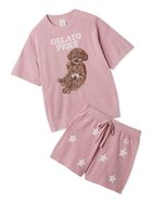 【ジェラート ピケ/gelato pique】の【ONLINE限定】ドッグジャガードプルオーバー ショートパンツセット 人気、トレンドファッション・服の通販 founy(ファニー) ファッション Fashion レディースファッション Fashion for Women パンツ Pants & Trousers ショートパンツ・ハーフパンツ High-Waisted & Relaxed Shorts 春 Spring ショート Short, Short Length スマート Smart, Elegant セットアップ Set-Up, Coordinated Outfit なめらか Smooth, Silky Texture ボトム Bottoms, Lower Wear おすすめ Recommended / Our Picks ギフト プレゼント Gift / Present thumbnail PNK[066]|ID: prp329100004892985 ipo3291000000036574853