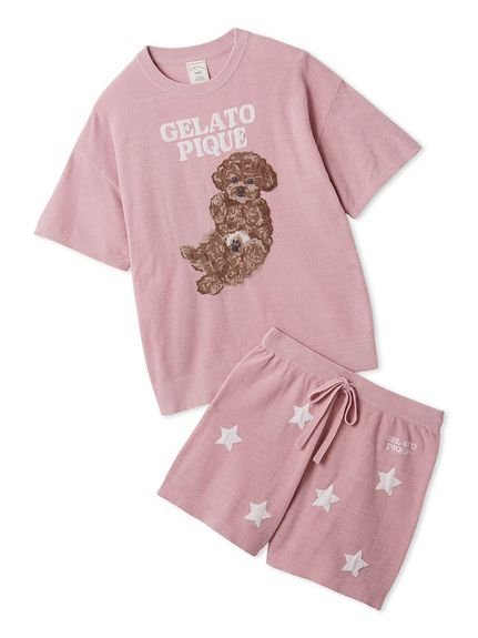 【ジェラート ピケ/gelato pique】の【ONLINE限定】ドッグジャガードプルオーバー ショートパンツセット インテリア・キッズ・メンズ・レディースファッション・服の通販 founy(ファニー) 　ファッション　Fashion　レディースファッション　Fashion for Women　パンツ　Pants & Trousers　ショートパンツ・ハーフパンツ　High-Waisted & Relaxed Shorts　春　Spring　ショート　Short, Short Length　スマート　Smart, Elegant　セットアップ　Set-Up, Coordinated Outfit　なめらか　Smooth, Silky Texture　ボトム　Bottoms, Lower Wear　おすすめ　Recommended / Our Picks　ギフト プレゼント　Gift / Present　PNK[066]|ID: prp329100004892985 ipo3291000000036574853