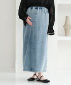 【レプシィム ローリーズファーム/LEPSIM LOWRYS FARM】の【産前・産後対応】マタニティ/カットデニムナロースカート 人気、トレンドファッション・服の通販 founy(ファニー) ファッション Fashion キッズファッション Fashion for Kids カットソー Cut and Sewn Top スリット Slit, Slit Detail デニム Denim, Jeans Material thumbnail ライトブルー81|ID: prp329100004893041 ipo3291000000036575452