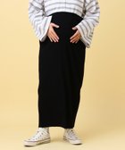 【レプシィム ローリーズファーム/LEPSIM LOWRYS FARM】の【産前・産後対応】マタニティ/リブナロースカート 人気、トレンドファッション・服の通販 founy(ファニー) ファッション Fashion キッズファッション Fashion for Kids おすすめ Recommended / Our Picks スウェット / スエット Sweatshirt, Sweatwear thumbnail ブラック09|ID: prp329100004893052 ipo3291000000036575544