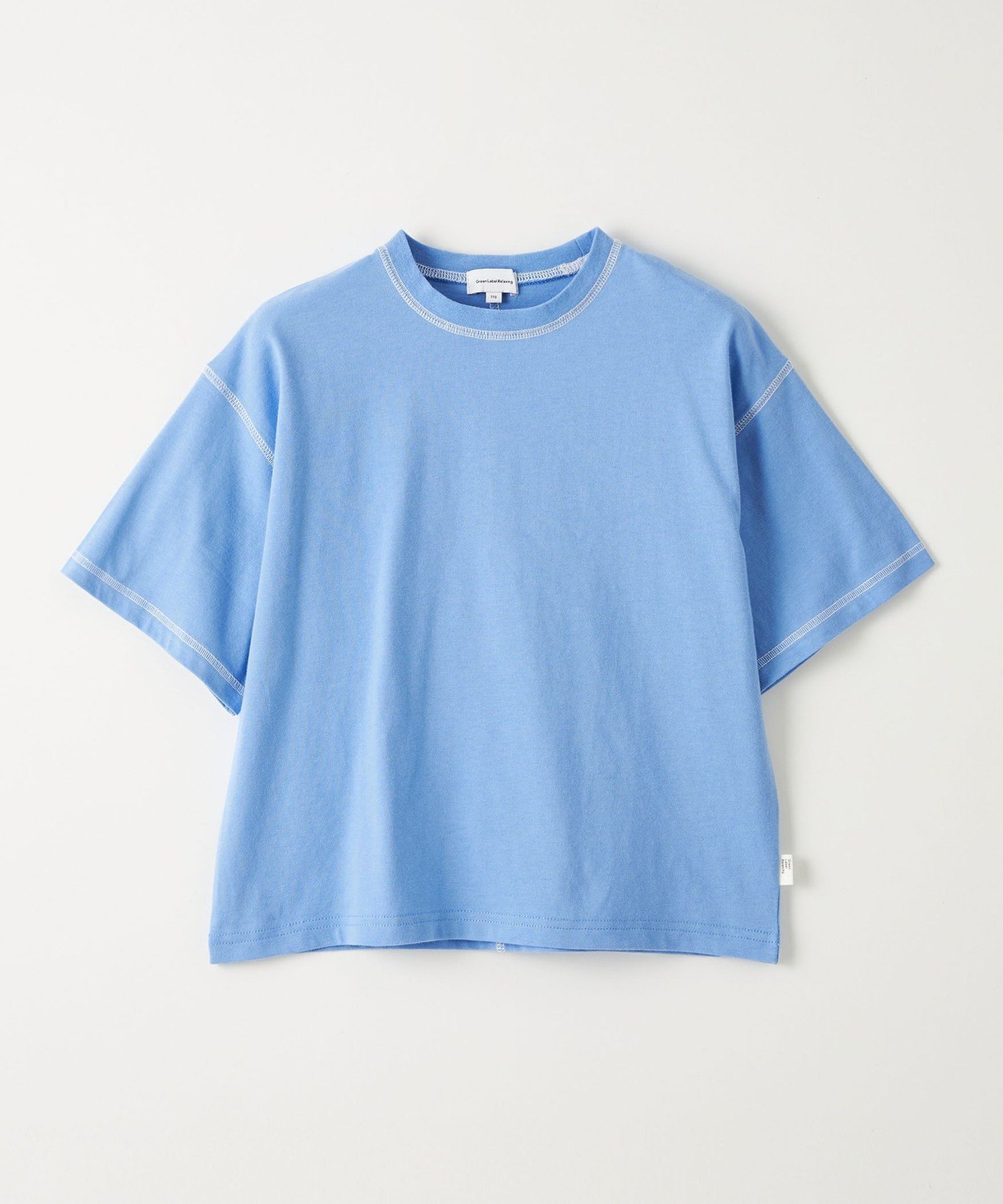 【ユナイテッドアローズ/UNITED ARROWS / KIDS】の【スタメンシリーズ】HC カラーステッチ Tシャツ / キッズ 100cm-160cm インテリア・キッズ・メンズ・レディースファッション・服の通販 founy(ファニー) 　ファッション　Fashion　キッズファッション　Fashion for Kids　インナー　Innerwear　春　Spring　吸水　Absorbent, Quick-Dry　ショート　Short, Short Length　シンプル　Simple, Minimal　トレンド　Trend, Trending Now　ボトム　Bottoms, Lower Wear　リアル　Real, Realistic　ロング　Long, Long-Length　アウトレット　Outlet / Clearance　夏　Summer　2025年　2025　2025春夏・S/S　Spring/Summer 2025 SS25　COBALT|ID: prp329100004893069 ipo3291000000036575667