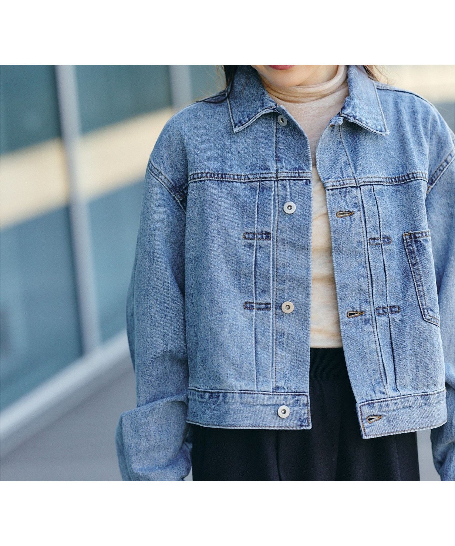 【ビームス ハート/BEAMS HEART】のクロップド デニム ジャケット 人気、トレンドファッション・服の通販 founy(ファニー) 　ファッション　Fashion　レディースファッション　Fashion for Women　アウター　Coat / Outerwear Collection　レディースジャケット・軽アウター　Jackets　デニムジャケット / カジュアルアウター　Denim Jackets　インナー　Innerwear　ヴィンテージ　Vintage Style　クロップド　Cropped, Short Length　クール　Cool, Chic　ジャケット　Jacket, Outerwear　スウェット / スエット　Sweatshirt, Sweatwear　スラックス　Slacks, Dress Pants　タートルネック　Turtleneck, High Neck　ダメージ　Distressed, Destroyed　チェック　Check, Plaid, Tartan　デニム　Denim, Jeans Material　トレンド　Trend, Trending Now　バランス　Balance, Style Balance　ミックス　Mix, Mixed Style　モチーフ　Motif, Design Theme　ランダム　Random, Irregular　ワイド　Wide, Wide Fit　冬　Winter / This Winter　 other-1|ID: prp329100004893124 ipo3291000000036576166