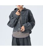 【ビームス ハート/BEAMS HEART】のクロップド デニム ジャケット 人気、トレンドファッション・服の通販 founy(ファニー) ファッション Fashion レディースファッション Fashion for Women アウター Coat / Outerwear Collection レディースジャケット・軽アウター Jackets デニムジャケット / カジュアルアウター Denim Jackets インナー Innerwear ヴィンテージ Vintage Style クロップド Cropped, Short Length クール Cool, Chic ジャケット Jacket, Outerwear スウェット / スエット Sweatshirt, Sweatwear スラックス Slacks, Dress Pants タートルネック Turtleneck, High Neck ダメージ Distressed, Destroyed チェック Check, Plaid, Tartan デニム Denim, Jeans Material トレンド Trend, Trending Now バランス Balance, Style Balance ミックス Mix, Mixed Style モチーフ Motif, Design Theme ランダム Random, Irregular ワイド Wide, Wide Fit 冬 Winter / This Winter thumbnail BLACK|ID: prp329100004893124 ipo3291000000036576171