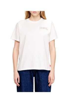 【ディーゼル/DIESEL】のウィメンズ Tシャツ T-NORMY-S17 人気、トレンドファッション・服の通販 founy(ファニー) ファッション Fashion レディースファッション Fashion for Women トップス・カットソー Cut & Sew Tops シャツ・ブラウス・オフィスカジュアル Elegant Blouses & Button-Ups ロングTシャツ・Tシャツ Longline T-Shirts & Tees デニム Denim, Jeans Material トレンド Trend, Trending Now バランス Balance, Style Balance フィット Fit, Slim Fit プリント Print, Printed Pattern レギュラー Regular, Standard Fit |ID:prp329100004893167