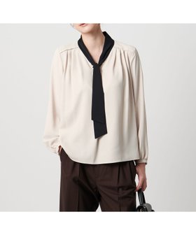 【ユナイテッドアローズ/UNITED ARROWS】のボウタイ ロングスリーブ ブラウス-ウォッシャブル- 人気、トレンドファッション・服の通販 founy(ファニー) ファッション Fashion レディースファッション Fashion for Women トップス・カットソー Cut & Sew Tops シャツ・ブラウス・オフィスカジュアル Elegant Blouses & Button-Ups インナー Innerwear ウォッシャブル Machine Washable ギャザー Gathered, Ruffled ジャケット Jacket, Outerwear ジョーゼット Georgette, Semi-Sheer Fabric スリーブ Sleeve, Long Sleeve / Short Sleeve タイトスカート Pencil Skirt, Tight Skirt ダウン Down, Puffer デニム Denim, Jeans Material 人気 Popular, Best Seller 長袖 Long Sleeve, Full Sleeve フォーマル Formal, Dressy リラックス Relax, Relaxed Fit ロング Long, Long-Length ワイド Wide, Wide Fit エレガント 上品 Elegant セレモニー Ceremony |ID:prp329100004893213