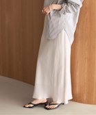 【ノーブル / スピック&スパン/NOBLE / Spick & Span】の《新色・追加》キュプラサテンナローAラインスカート 人気、トレンドファッション・服の通販 founy(ファニー) ファッション Fashion レディースファッション Fashion for Women スカート Skirts Aライン・フレアスカート A-Line & Flared Skirts キュプラ Cupro, Eco Fabric シンプル Simple, Minimal ジャケット Jacket, Outerwear バイアス Bias, Diagonal Cut 冬 Winter / This Winter 夏 Summer 春 Spring S/S・春夏 SS, Spring/Summer, Warm Season 秋 Autumn thumbnail グレーC|ID: prp329100004893237 ipo3291000000036577064