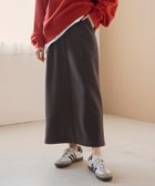 【コーエン/COEN】の【REVERSE WARM】あったかナロースウェットスカート(WEB限定サイズあり) 人気、トレンドファッション・服の通販 founy(ファニー) ファッション Fashion レディースファッション Fashion for Women スカート Skirts 洗える Machine Washable カットソー Cut and Sewn Top スウェット / スエット Sweatshirt, Sweatwear スリット Slit, Slit Detail セットアップ Set-Up, Coordinated Outfit ツイル Twist, Twisted Detail バランス Balance, Style Balance ベロア Velour, Soft Velvet ポケット Pocket, Pocket Detail リラックス Relax, Relaxed Fit 冬 Winter / This Winter おすすめ Recommended / Our Picks エレガント 上品 Elegant thumbnail DK.BROWN|ID: prp329100004893260 ipo3291000000036577345