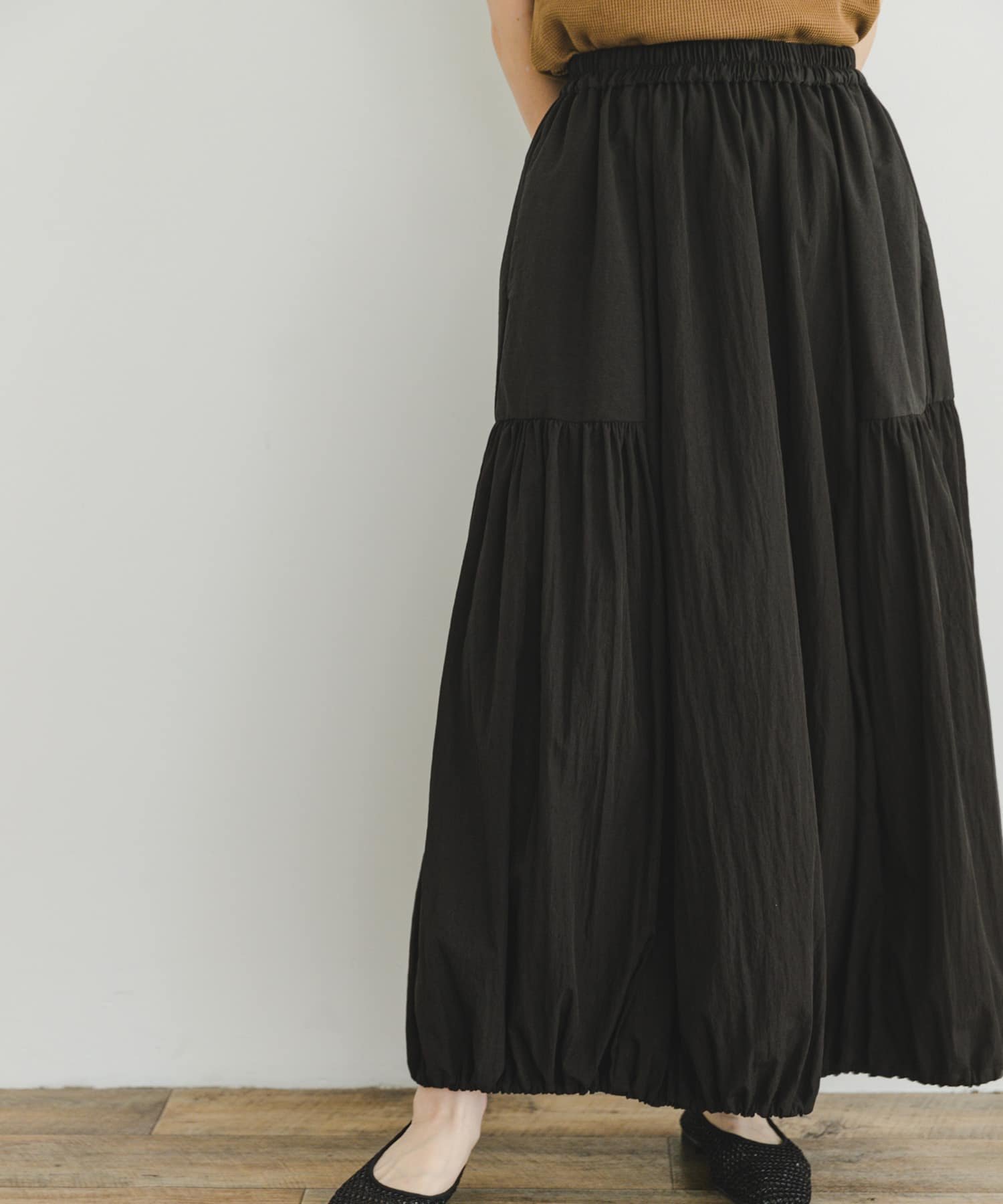 【アイテムズアーバンリサーチ/ITEMS URBAN RESEARCH】のバルーンスカート インテリア・キッズ・メンズ・レディースファッション・服の通販 founy(ファニー) 　ファッション　Fashion　レディースファッション　Fashion for Women　スカート　Skirts　2024年　2024　2024春夏・S/S　Spring/Summer 2024 SS24　おすすめ　Recommended / Our Picks　バルーン　Balloon, Balloon Silhouette　夏　Summer　S/S・春夏　SS, Spring/Summer, Warm Season　BLK|ID: prp329100004893280 ipo3291000000036577652