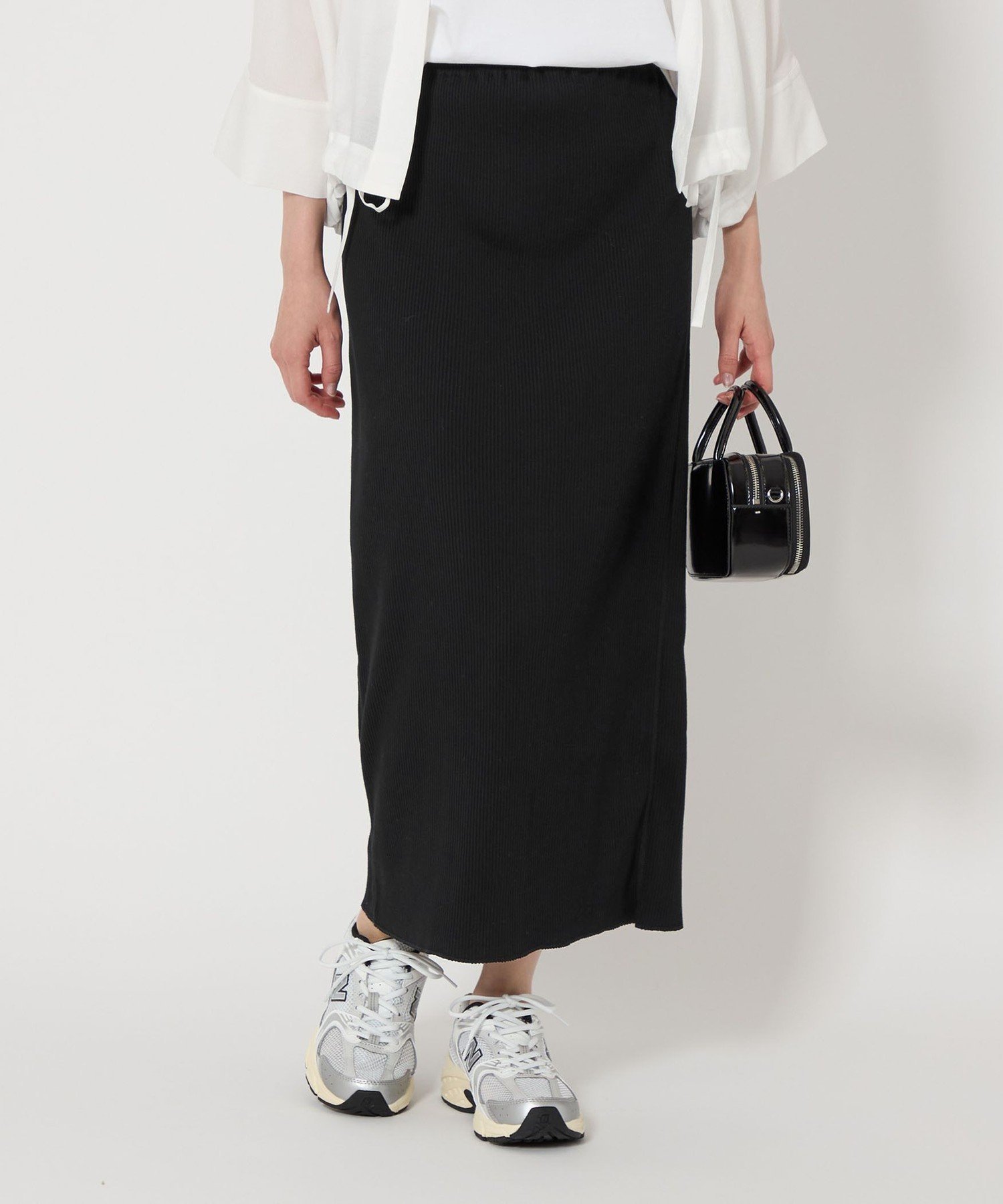 【ユナイテッドアローズ/UNITED ARROWS】のリブ イージー スカート 人気、トレンドファッション・服の通販 founy(ファニー) 　ファッション　Fashion　レディースファッション　Fashion for Women　スカート　Skirts　春　Spring　コンパクト　Compact, Small Size　サンダル　Sandals, Summer Shoes　スニーカー　Sneakers, Trainers　スリット　Slit, Slit Detail　タイトスカート　Pencil Skirt, Tight Skirt　ロング　Long, Long-Length　アウトレット　Outlet / Clearance　おすすめ　Recommended / Our Picks　夏　Summer　 other-1|ID: prp329100004893289 ipo3291000000036577705