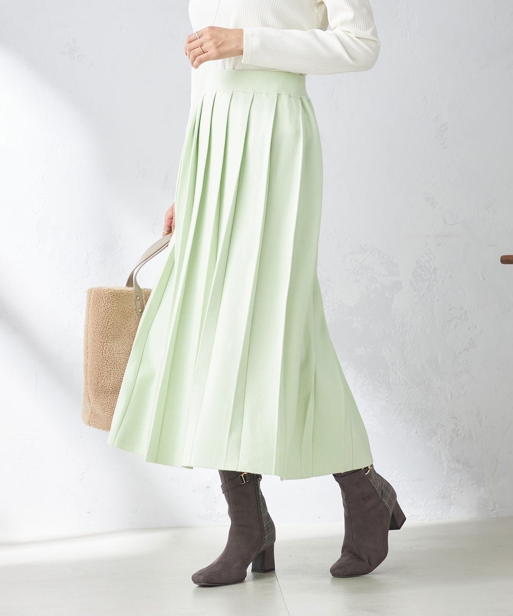 【アー ヴェー ヴェー/a.v.v】の【洗える】プリーツニットスカート【セットアップ対応】 インテリア・キッズ・メンズ・レディースファッション・服の通販 founy(ファニー) ファッション Fashion レディースファッション Fashion for Women セットアップ Matching Sets スカート・ミニ/ミディ/マキシ Skirts / Mini, Midi & Maxi Skirts オレンジ Orange 洗える Machine Washable カーディガン Cardigan, Knitwear スウェット / スエット Sweatshirt, Sweatwear セットアップ Set-Up, Coordinated Outfit 定番 Standard, Basic Item なめらか Smooth, Silky Texture 人気 Popular, Best Seller プリーツ Pleats, Pleated ベーシック Basic, Essential ボーダー Border, Stripe 再入荷 Restock / Back in Stock おすすめ Recommended / Our Picks グリーン|ID: prp329100004893293 ipo3291000000036577758