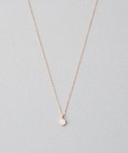 【ジュエッテ/Jouete】のミニマル ジルコニア サークル ネックレス ピンクゴールド|ID: prp329100004893307 ipo3291000000036577965