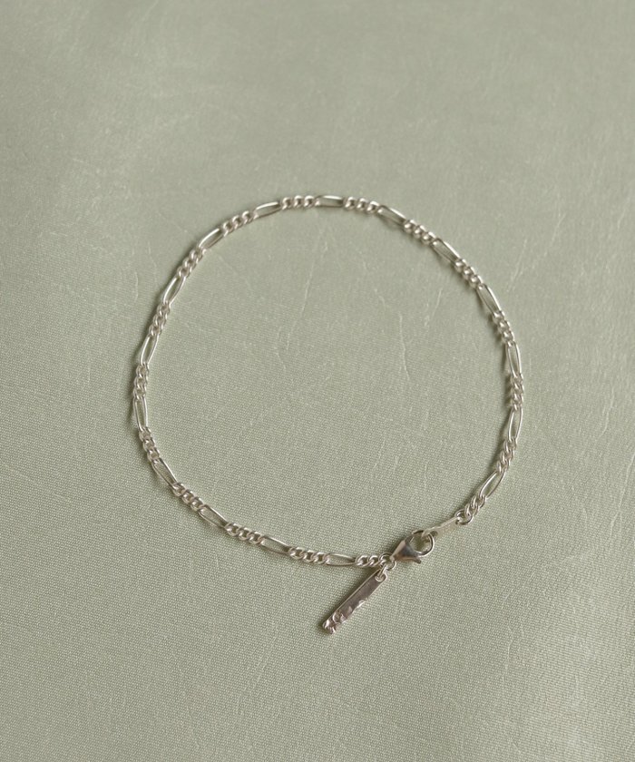 【テン/TEN】のフィガロチェーンブレスレット SV インテリア・キッズ・メンズ・レディースファッション・服の通販 founy(ファニー) https://founy.com/ ファッション Fashion レディースファッション Fashion for Women ジュエリー Jewelry チェーン＆カフブレスレット Cuff & Chain Bracelets チェーン Chain, Chain Strap チャーム Charm, Pendant バランス Balance, Style Balance バングル Bangle, Bracelet ブレスレット Bracelet, Wristband プレート Plate, Dish |ID: prp329100004893311 ipo3291000000036578001