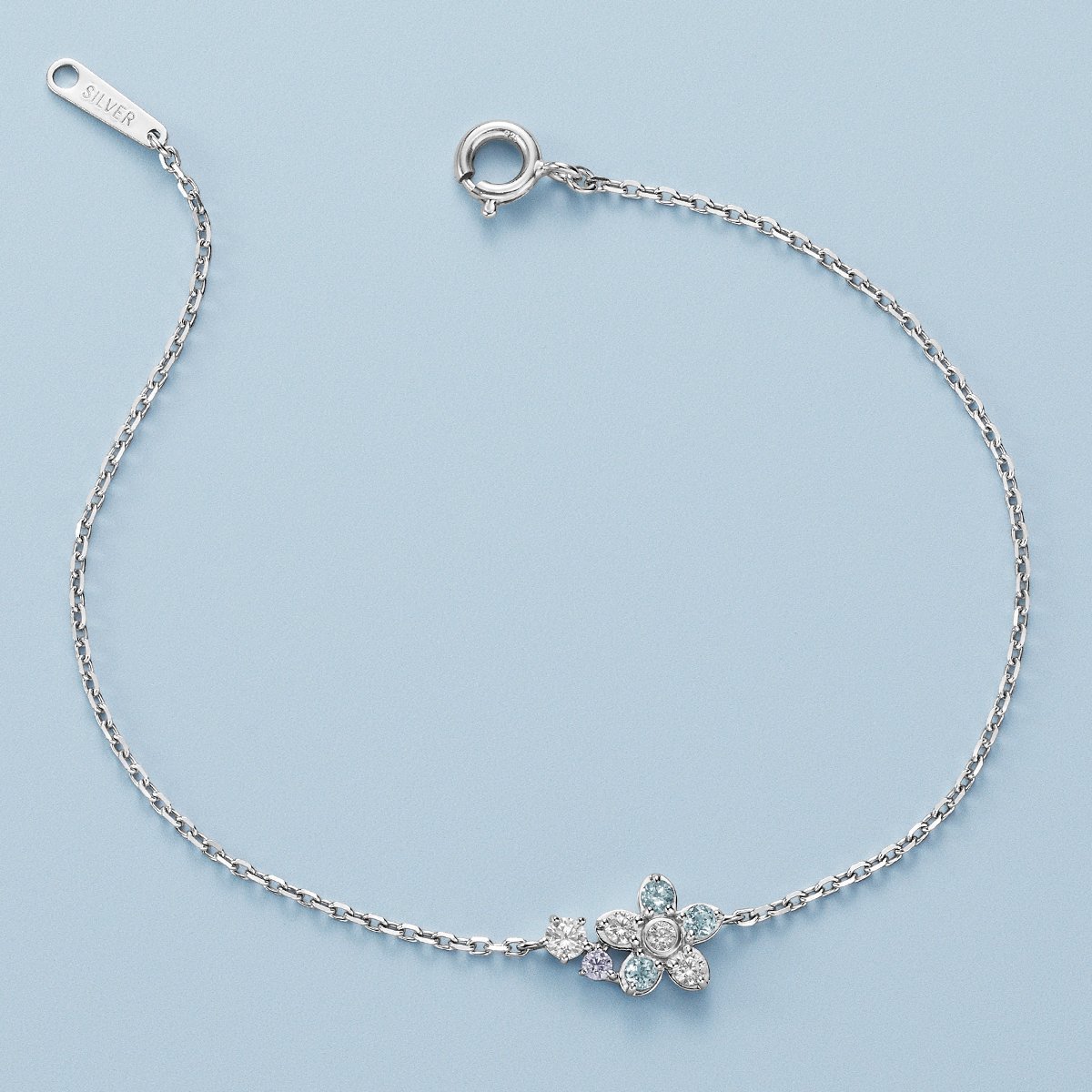 【カナル4℃/canal4℃】の【Spring Limited】シルバー ネモフィラ ブレスレット インテリア・キッズ・メンズ・レディースファッション・服の通販 founy(ファニー) ファッション Fashion レディースファッション Fashion for Women ジュエリー Jewelry ファッションリング Fashion Rings チェーン&カフブレスレット Cuff & Chain Bracelets ギフト プレゼント Gift / Present コーティング Coating, Coated Finish シルバー Silver, Metallic Silver ジュエリー Jewelry, Accessories ブレスレット Bracelet, Wristband モチーフ Motif, Design Theme 春 Spring シルバー|ID: prp329100004893313 ipo3291000000036578046