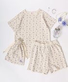 【ラザル/LAZAR】のJEMORGAN ジェーイーモーガン セットアップ レディース 花総柄 ワッフル 半袖 Tシャツ ショートパンツ ポーチ 3点セット ルームウェア パジャマ パープル系その他|ID: prp329100004893446 ipo3291000000036578898