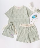 【ラザル/LAZAR】のJEMORGAN ジェーイーモーガン セットアップ レディース 花総柄 ワッフル 半袖 Tシャツ ショートパンツ ポーチ 3点セット ルームウェア パジャマ ブルー系その他2|ID: prp329100004893446 ipo3291000000036578906