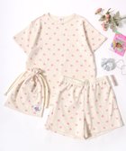 【ラザル/LAZAR】のJEMORGAN ジェーイーモーガン セットアップ レディース 花総柄 ワッフル 半袖 Tシャツ ショートパンツ ポーチ 3点セット ルームウェア パジャマ ピンク系|ID: prp329100004893446 ipo3291000000036578913