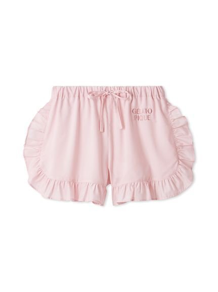 【ジェラート ピケ/gelato pique】の3柄フリルショートパンツ インテリア・キッズ・メンズ・レディースファッション・服の通販 founy(ファニー) 　ファッション　Fashion　レディースファッション　Fashion for Women　パンツ　Pants & Trousers　ショートパンツ・ハーフパンツ　High-Waisted & Relaxed Shorts　ギンガム　Gingham, Gingham Fabric　ショート　Short, Short Length　スマート　Smart, Elegant　チェック　Check, Plaid, Tartan　ドット　Polka Dot, Dot Pattern　フリル　Frill, Ruffle　モチーフ　Motif, Design Theme　ワンポイント　One Point, Statement Accent　春　Spring　無地　Plain, Solid Color　PNK[066]|ID: prp329100004893451 ipo3291000000036578955
