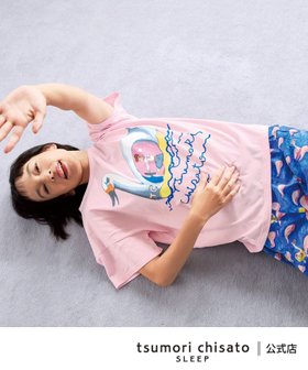 【ツモリチサト スリープ/tsumori chisato SLEEP】のツモリチサト スリープ パジャマ 綿100%(トップス・ボトム) 4分袖 7分丈 人気、トレンドファッション・服の通販 founy(ファニー) ファッション Fashion レディースファッション Fashion for Women トップス・カットソー Cut & Sew Tops コレクション Collection, Seasonal Line パジャマ Pajamas, Sleepwear ボトム Bottoms, Lower Wear ポケット Pocket, Pocket Detail 夏 Summer |ID:prp329100004893458