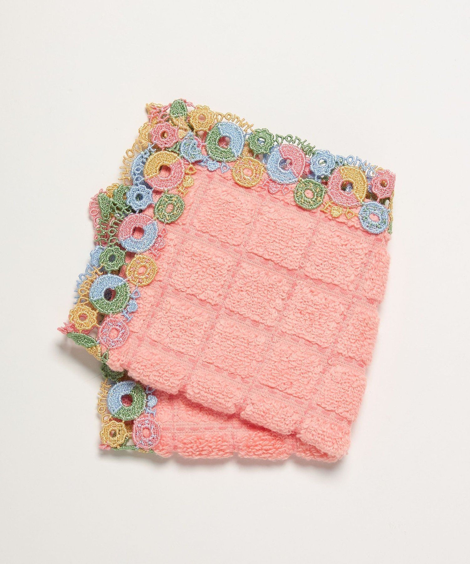 【ユナイテッドアローズ/UNITED ARROWS】の近沢レース店 ドーナツ ハンカチ インテリア・キッズ・メンズ・レディースファッション・服の通販 founy(ファニー) 　ファッション　Fashion　レディースファッション　Fashion for Women　アメリカン　American Style　カラフル　Colorful Design　ハンカチ　Handkerchief, Hanky　ハンド　Hand, Handmade　ミックス　Mix, Mixed Style　レース　Lace, Lace Fabric　PINK|ID: prp329100004893546 ipo3291000000036579684