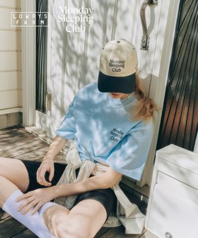 【ローリーズファーム/LOWRYS FARM】のMonday Sleeping ClubロゴシシュウCAP 人気、トレンドファッション・服の通販 founy(ファニー) ファッション Fashion レディースファッション Fashion for Women キャップ Cap, Baseball Cap |ID:prp329100004893564
