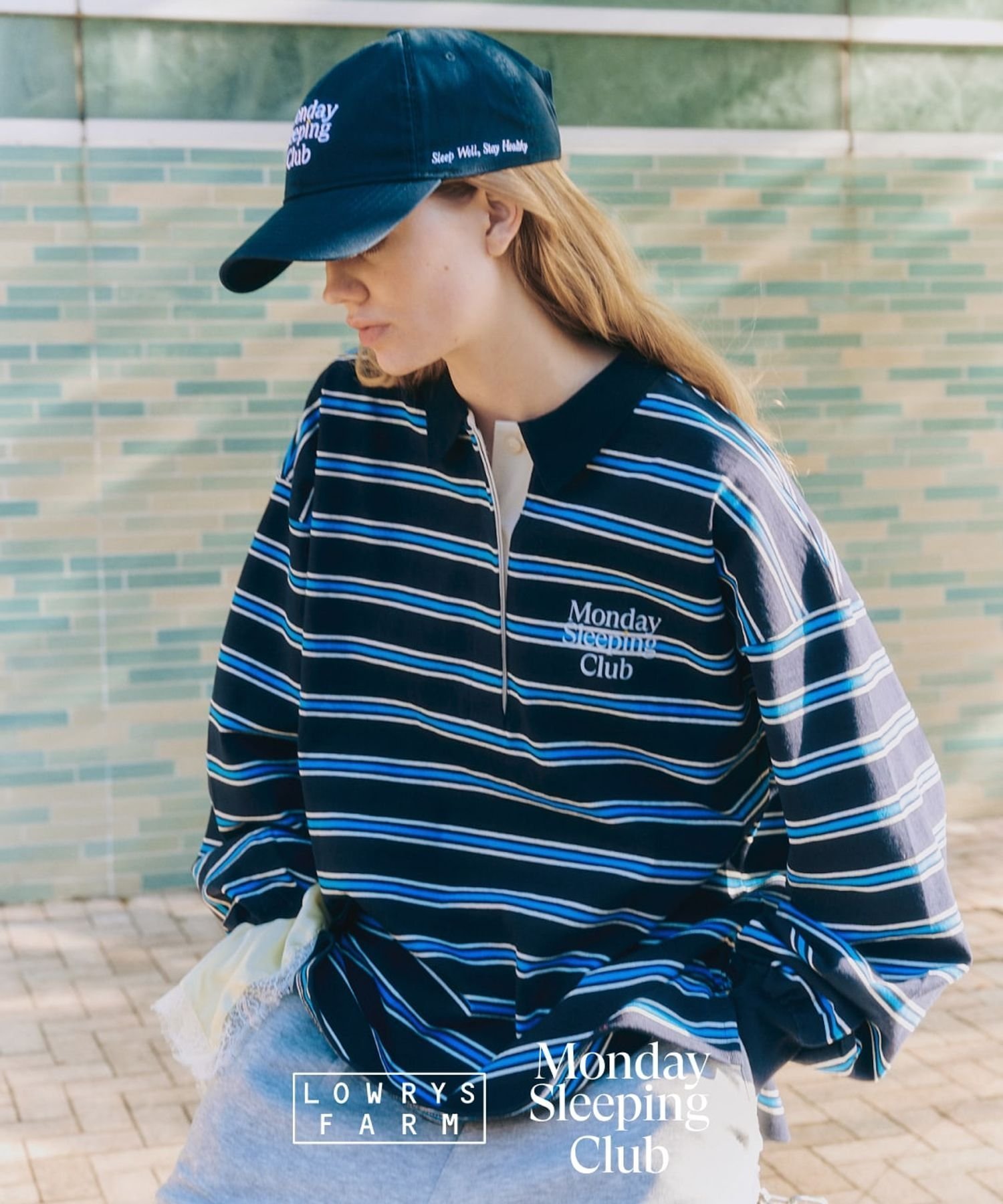 【ローリーズファーム/LOWRYS FARM】のMonday Sleeping ClubロゴシシュウCAP インテリア・キッズ・メンズ・レディースファッション・服の通販 founy(ファニー) 　ファッション　Fashion　レディースファッション　Fashion for Women　キャップ　Cap, Baseball Cap　ネイビー88|ID: prp329100004893564 ipo3291000000036579811
