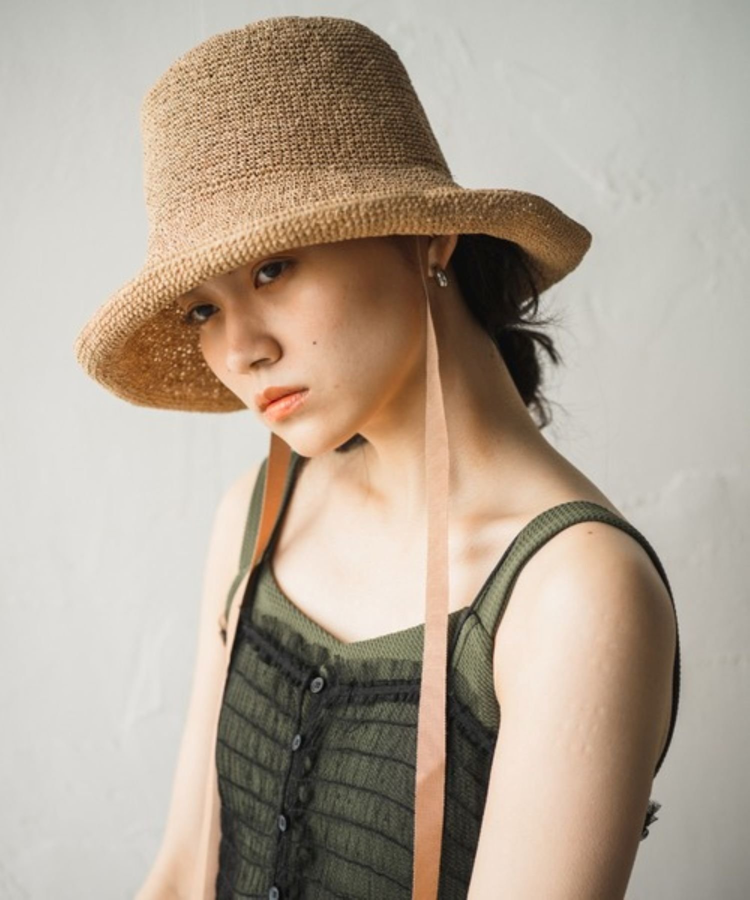 【オリエントミリナリー/ORIENT MILLINERY】のSARAH/こま編みハット インテリア・キッズ・メンズ・レディースファッション・服の通販 founy(ファニー) ファッション Fashion レディースファッション Fashion for Women 春 Spring シンプル Simple, Minimal トレンド Trend, Trending Now 手編み Hand-Knitted, Handmade Knit 帽子 Hat, Headwear ワイヤー Wire, Wired Bra S/S・春夏 SS, Spring/Summer, Warm Season 夏 Summer モカ|ID: prp329100004893566 ipo3291000000036579827